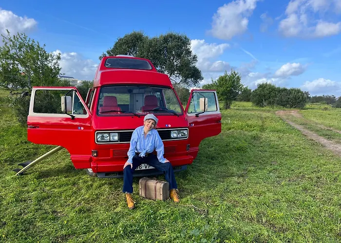 Rent A Blue Classics' S Campervan For Your Road Trip In -volkswagen T3 Luxuszelt Portimão