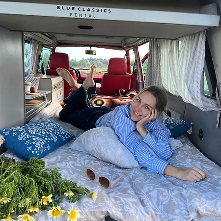 Rent A Blue Classics' S Campervan For Your Road Trip In -volkswagen T3 Portimao