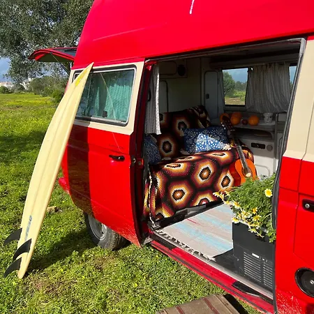 Rent A Blue Classics' S Campervan For Your Road Trip In -volkswagen T3 Glamping Portimão