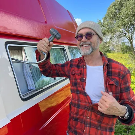 Glamping Rent A Blue Classics' S Campervan For Your Road Trip In -volkswagen T3 Portimão